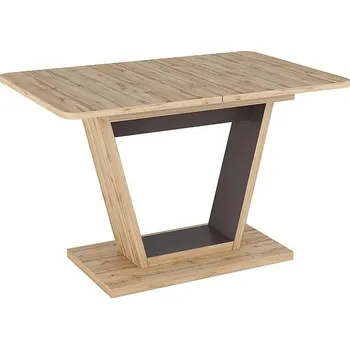 Jídelní stůl Casarredo Jídelní stůl rozkládací NIGEL 120x80 dub wotan/hnědá