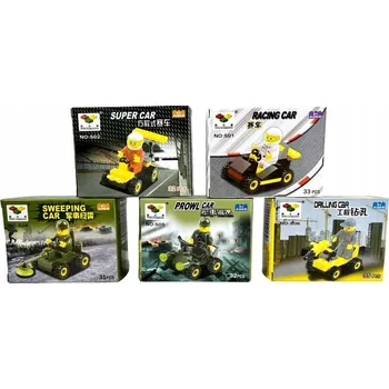 ostatní stavebnice Stavebnice Sada Mix Vozidla Tank Vesmír Auto F1 Formule Stavebnice Město Army XXX