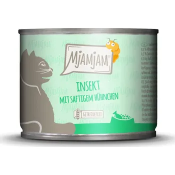 Krmivo pro kočku MjAMjAM – hmyz se šťavnatým kuřetem 24x200g