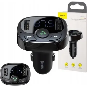 IP kamera FM Transmiter Baseus S-09A Bluetooth 2xUSB microSD nabíječka LCD mikrofon