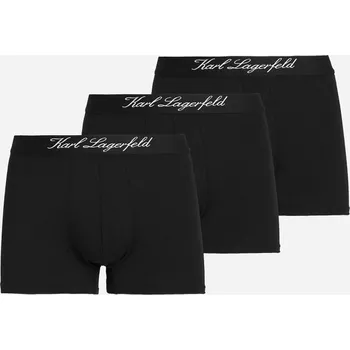 Boxerky SPODNÍ PRÁDLO KARL LAGERFELD HOTEL KARL TRUNK SET BLACK