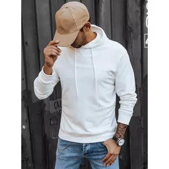 Pánská mikina Bílá pánská basic mikina BX5472 Velikost: XL