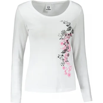 Dámské tričko Dámské triko s dlouhým rukávem ALTISPORT CARRYOVER ALW029169 BÍLÁ S