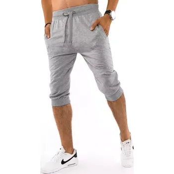 Oblečení a móda Světle šedé pánské 3/4 kalhoty SX1535 Velikost: 2XL