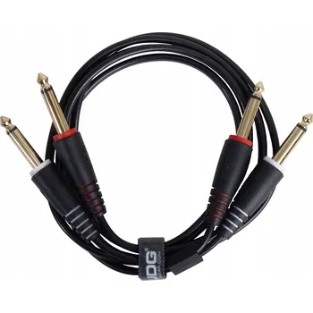 Audio kabel Kabel UDG jack 6,3 mm - jack 6,3 mm černý 3 m