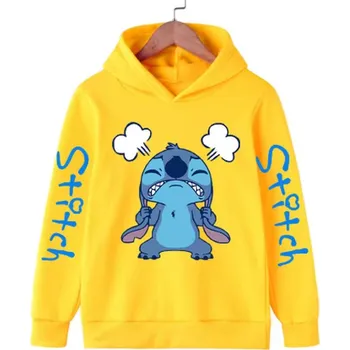 Chlapecký svetr Lilo & Stitch Mikina s kapucí a motivem "Lilo & Stitch" - Zuřivý Stitch Barva: žlutá (935-59034), Velikost: 140/9-10 let