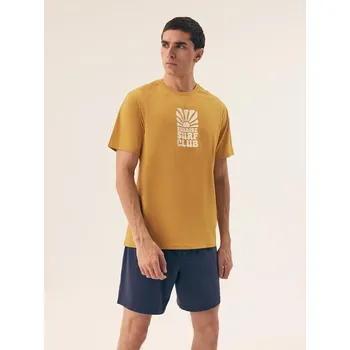 Pánské pyžamo Pyžamo Henderson 42600 Sun kr/r M-2XL žlutá XL