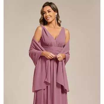 Šála Ever Pretty přehoz přes ramena růžová