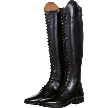 Jezdecká obuv HKM Boty jezdecké Elegant Lace HKM, standardní lýtko/vysoké, dámské, černé 41