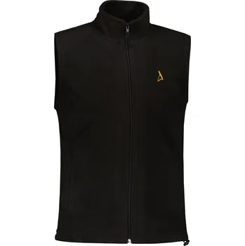 Pánská vesta Pánská fleecová vesta ALTISPORT ALM002518 ČERNOZLATÁ XL
