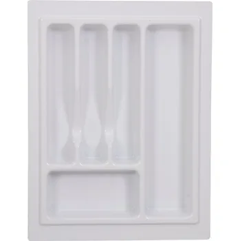 Organizace kuchyně Organizér na příbory do zásuvky 40/43 STANDARD Bílá