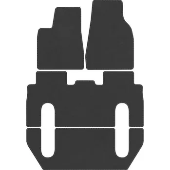 autokoberec Kobercové rohože Edecor velurové 4 ks