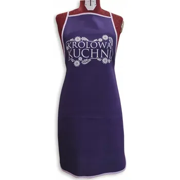 Kuchyňská zástěra Kuchyňská zástěra Královna kuchyně fialová