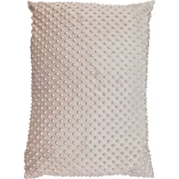 Povlak na polštářek Povlak na polštář 50x70 na zip Minky béžový