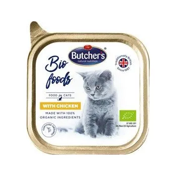Krmivo pro kočku Butcher's Cat Bio s kuřecím vanička 85g