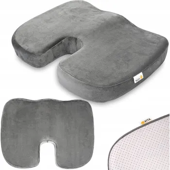 Polštář ORTOPEDICKÝ POLŠTÁŘ PRO SEDĚNÍ PROFILOVANÝ PAMĚŤOVÁ PĚNA NA KŘESLO ŽIDLI