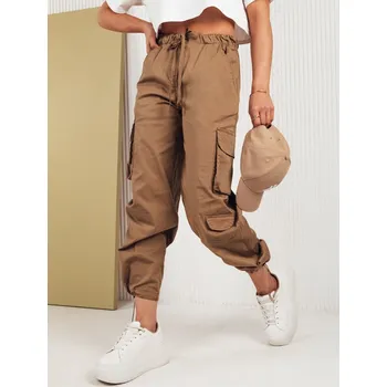 Dámské kalhoty Světle hnědé cargo kalhoty MIRI UY1680 Velikost: 42