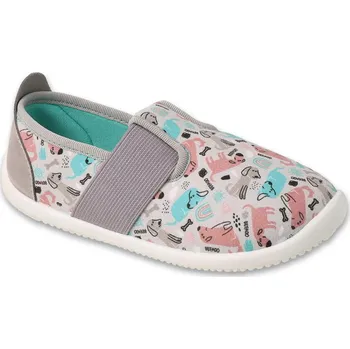 Dívčí bačkory Dívčí barefoot bačkůrky BEFADO SOFTER 901X022/901Y022 Velikost: 27