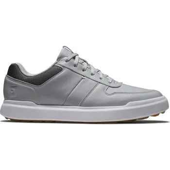 FootJoy Contour Casual pánské golfové boty, šedo/bílé šedé, standardní, bez spajků, 44