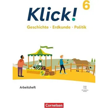 Učebnice Klick! 6. Schuljahr - Geschichte, Erdkunde, Politik - Fachhefte für alle Bundesländer - Ausgabe ab 2024 - Arbeitsheft mit digita - Fink, Christine