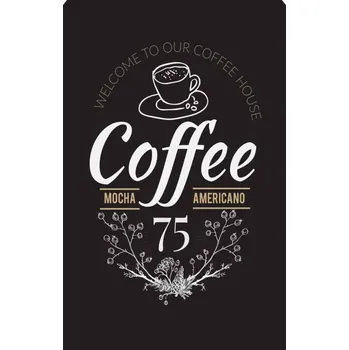 Obraz Cedule Coffe Mocha Americano