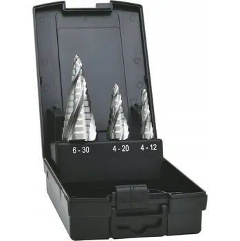 Vrták Sada.wiert.stopniow.HSS s čtyřnásobnou spirálovou drážkou.4