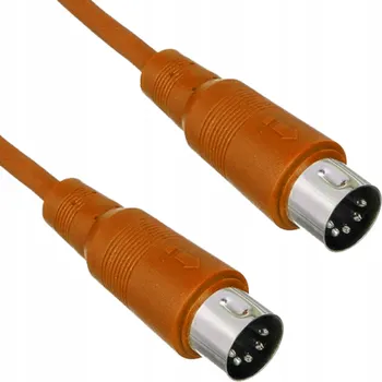 Datový kabel Kabel DIN - DIN The Sssnake SK366-1-OR Midi 1 m