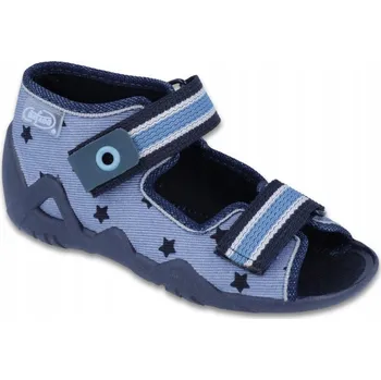 Chlapecké sandály Befado dětské sandály textilní modré velikost 24