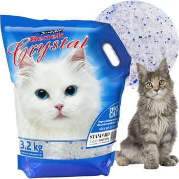 Podestýlka pro kočku Silikonové stelivo pro kočky Super Benek Standard 7,6 l