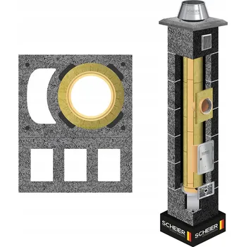 Komín Keramický komín systémový komínový systém 160 4m