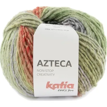 Příze Katia Azteca 7881 Light Green/Light Violet Pletací příze