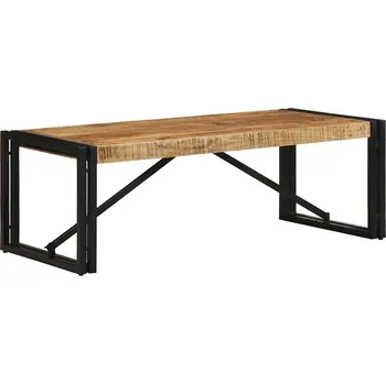 Konferenční stolek vidaXL Konferenční stolek 100x50x35cm masivní hrubé mangovníkové dřevo [4016673]