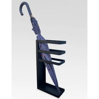 Stojan na deštník Stojan na deštníky kovový ELPlast černý