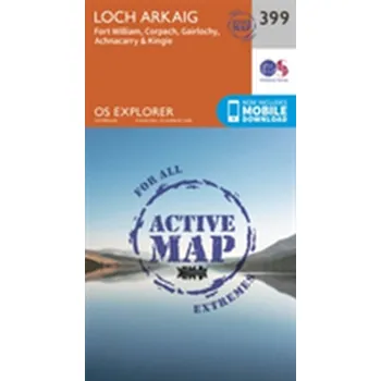 Encyklopedie Loch Arkaig - Fort William and Corpach - Ordnance Survey