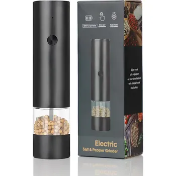 Pomocník do kuchyně Bezdoteku Elektrický mlýnek na pepř nebo sůl SaltPepa