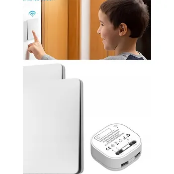 vypínač 2 Bezdrátový vypínač světla s 1 přijímačem, rádiový, 110-230V 10A