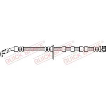 Brzdová hadice Brzdová hadice QUICK BRAKE 50.872