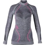 UYN Ambityon UW Shirt LS Melange Turtleneck Women Black Melange/Purple/Raspberry šedá XS