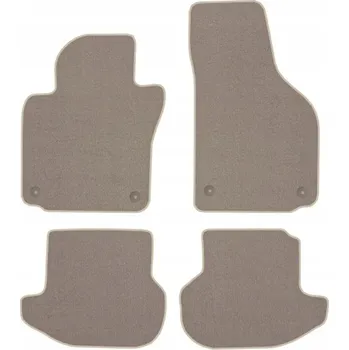 autokoberec VW EOS 2006 - 2015 velurové autokoberce BEŽOVÉ STD