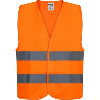 reflexní vesta VÝSTRAŽNÁ REFLEXNÍ VESTA ORANŽOVÁ XL