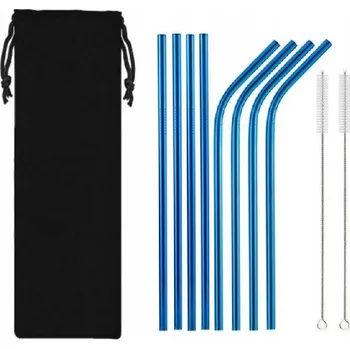 Kovová Brčka Kovová brčka 8 ks