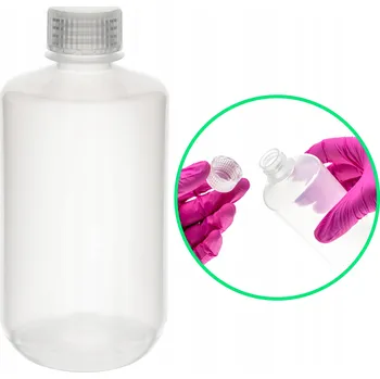 Laboratorní láhev s plastovým PP uzávěrem, úzké hrdlo, 250 ml