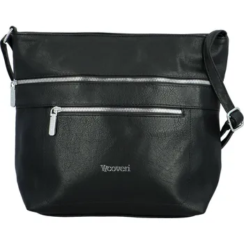 Kabelka Stylová dámská koženková crossbody kabelka Olbba, černá