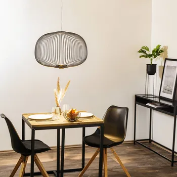 Lampička Foscarini MyLight Spokes 3 LED závěsné, černá - Ø baldachýn 21 cm 1 x 30 W LED - Doprava zdarma