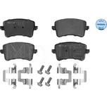 Sada brzdových destiček, vždy 4 kusy v sadě MEYLE 025 246 0617/K1