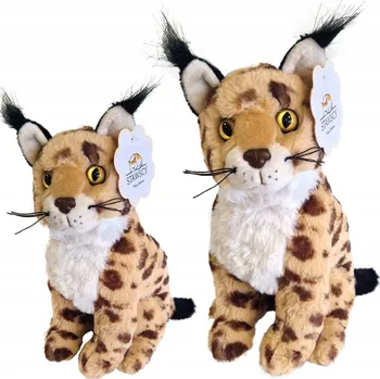 plyšák PLYŠOVÝ RYS rys plyšák PLYŠOVÝ MAZLÍČEK PŘÍTULNÍČEK kotě KOČKA 33cm