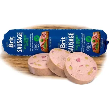 Krmivo pro psa Brit Sausage Turkey & Pea 800 g