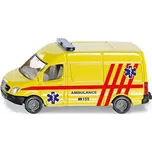 SIKU Auto ambulance dodávka žlutá CZ model kov 0809