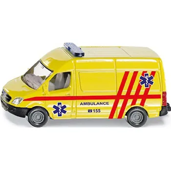 Dětské zboží SIKU Auto ambulance dodávka žlutá CZ model kov 0809