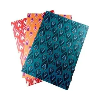 Set školních potřeb Karton 300g pawie oczy 24x34cm 3 ark MIX